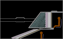 tank front with spaced/composite armor 2