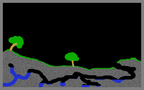 cave net work and some trees