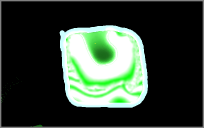 rainbow colour liquid